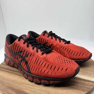 Asics Gel-Quantum 360 Mens Size 12 Running Shoes Orange Black Athletic T5J1N EUC